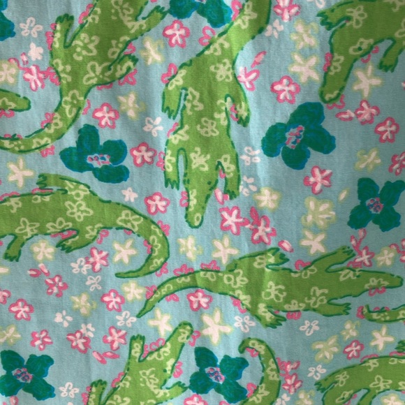 Lilly Pulitzer vintage alligator shift print dress. - Picture 3 of 4
